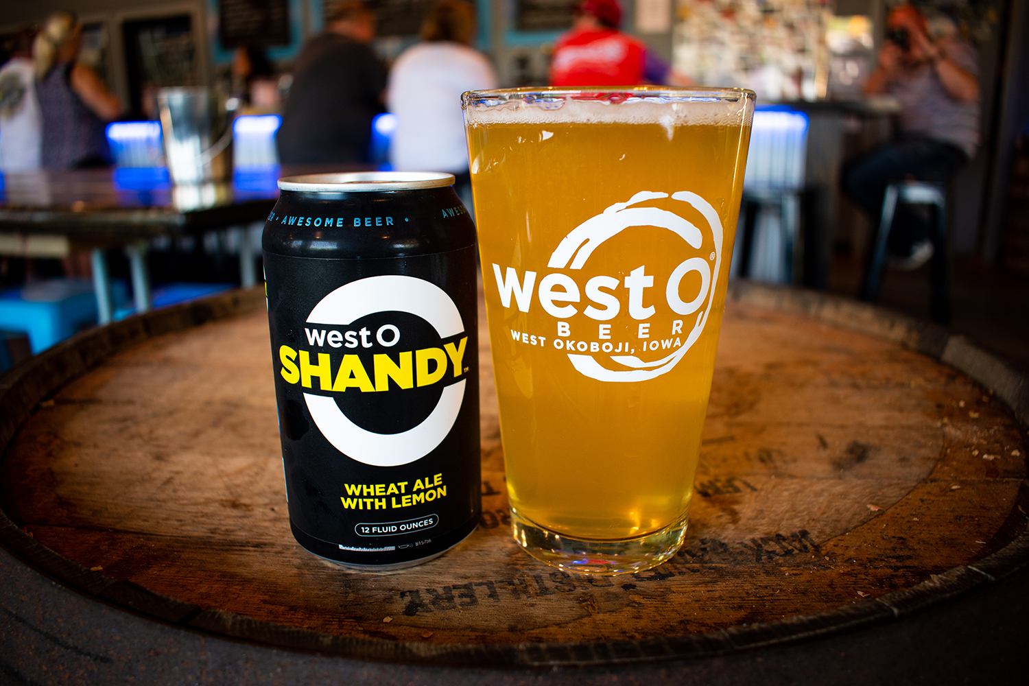 West O Beer proudly presents SHANDY - Wheat Ale with Lemon